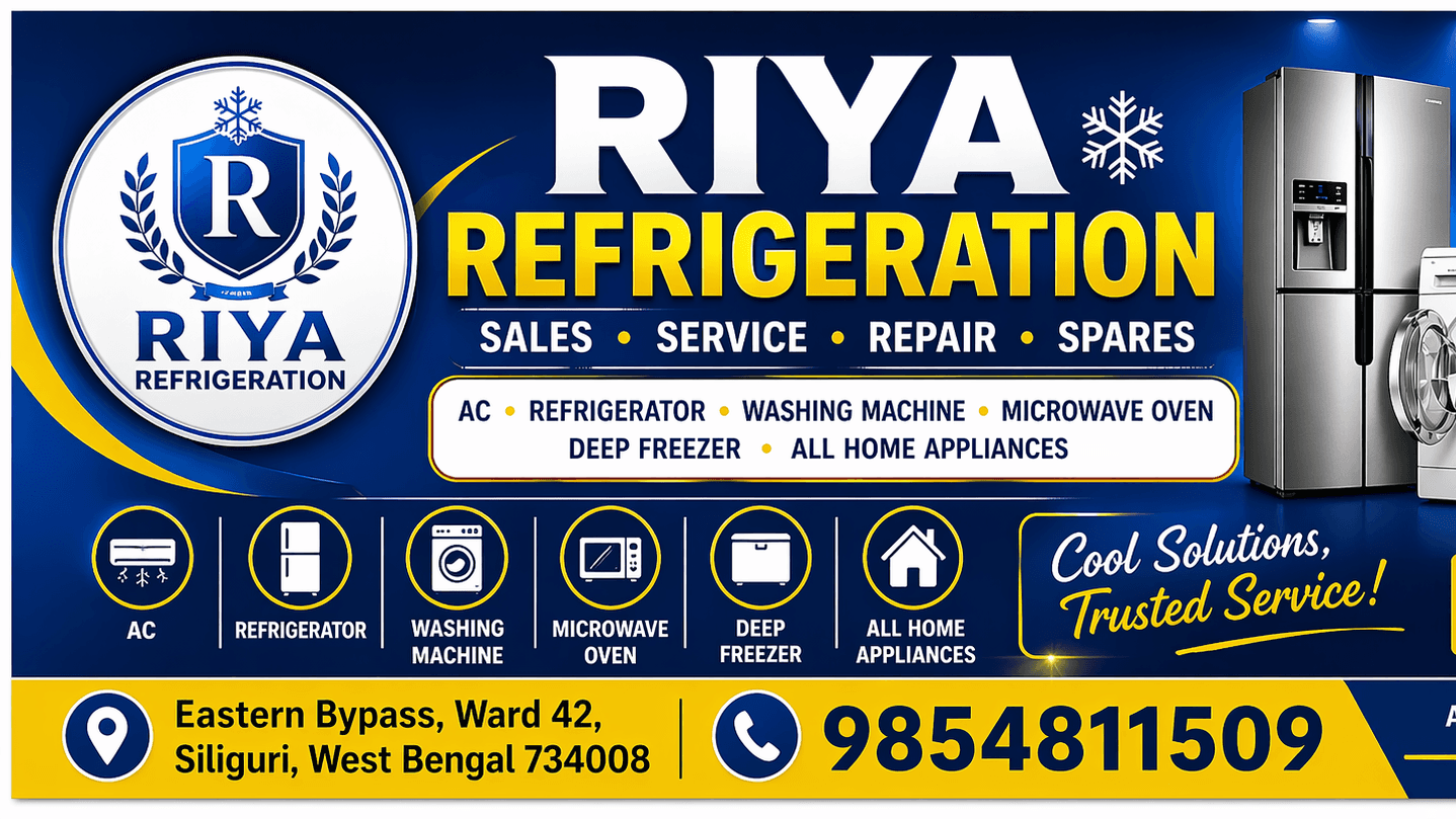 RIYA REFRIGERATION SILIGURI - AC REPAIR IN SILIGURI.